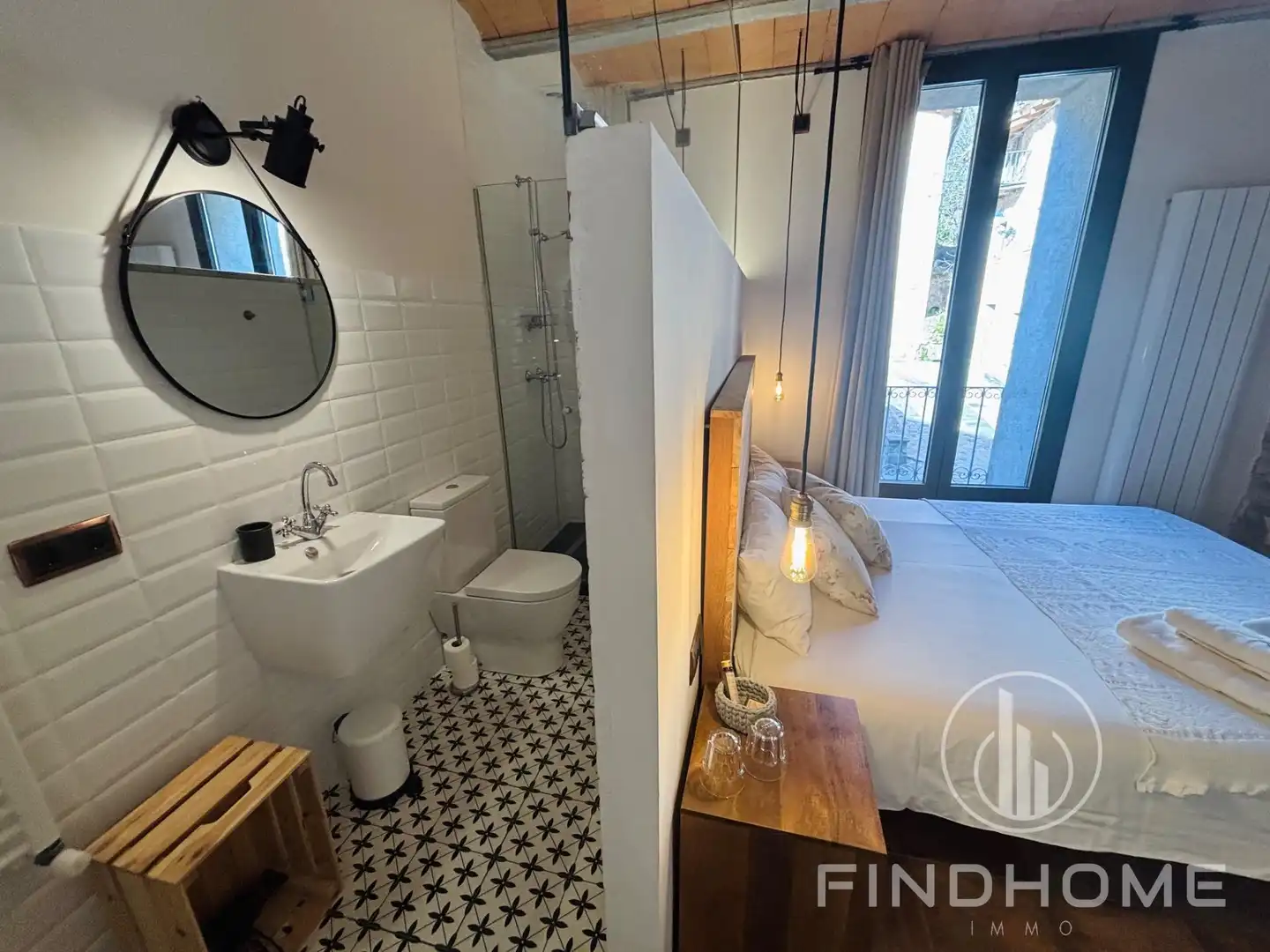 Bedroom of Country homes for sale in Les Preses  with Air Conditioner, Private garden and Terrace