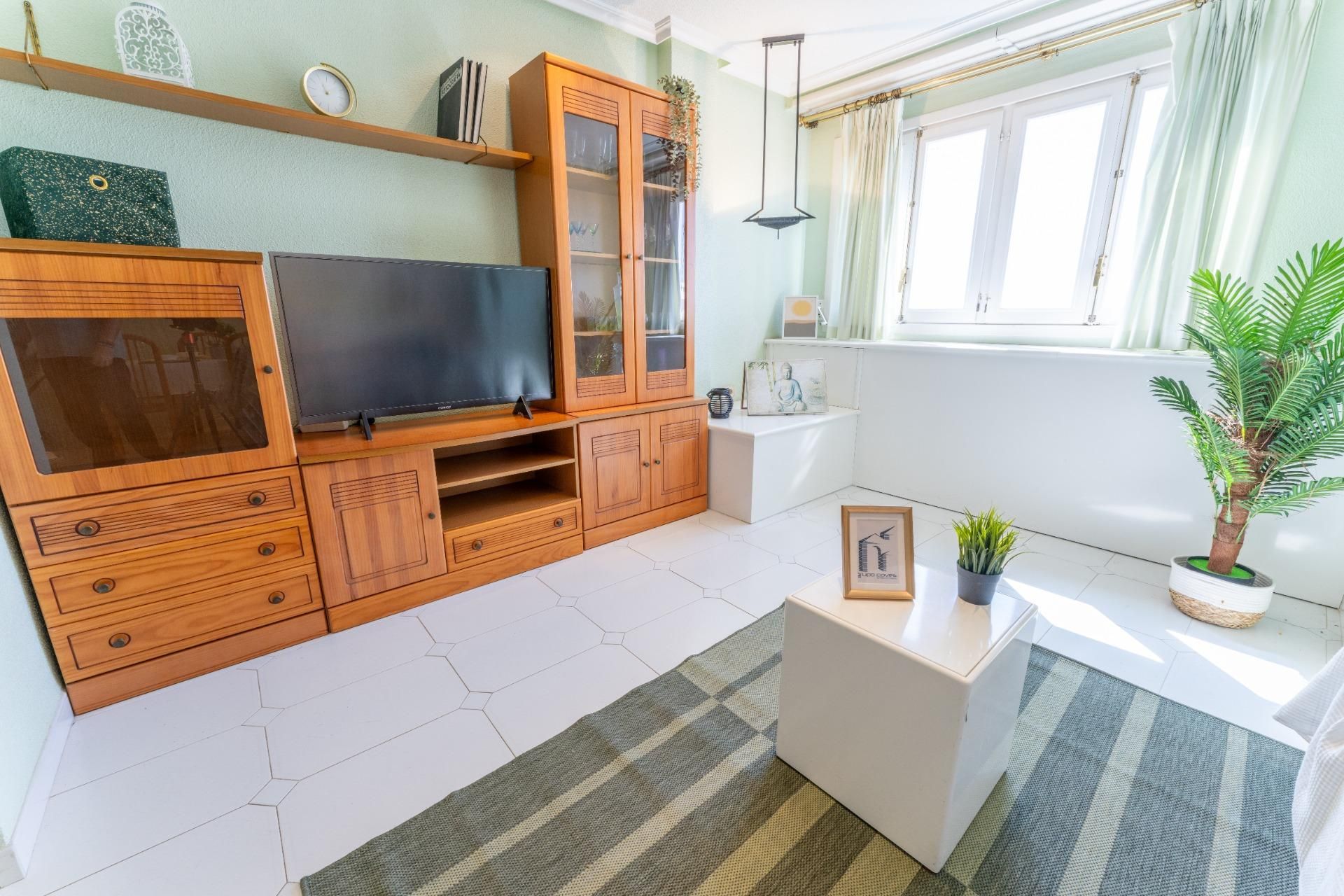 Sala de estar de Piso en venta en Elche / Elx con Balcón