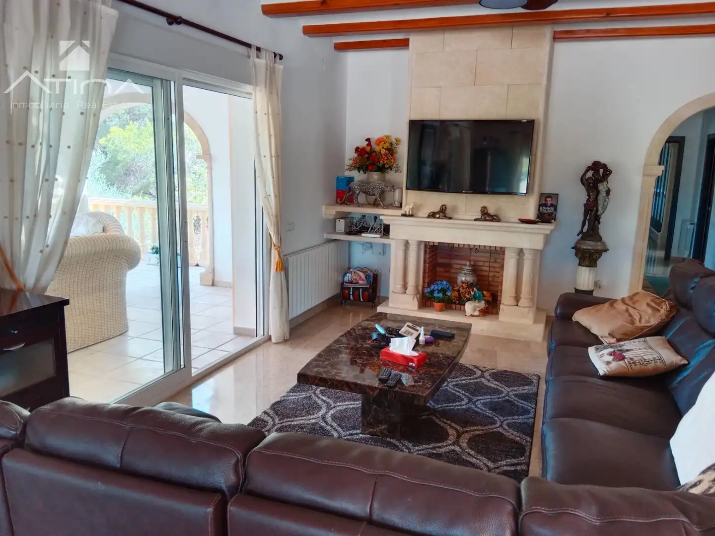 Living room of Houses for sale in Jávea / Xàbia  with Air Conditioner, Heating and Private garden