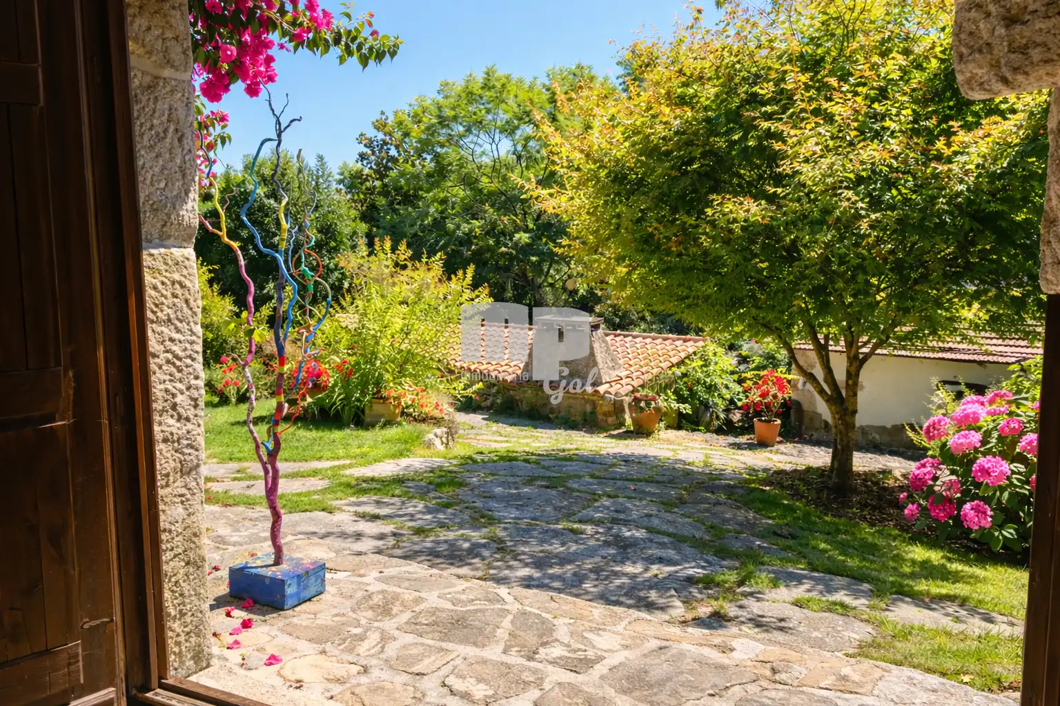 Jardí de Finca rústica en venda en Gondomar amb Calefacció, Jardí privat i Terrassa