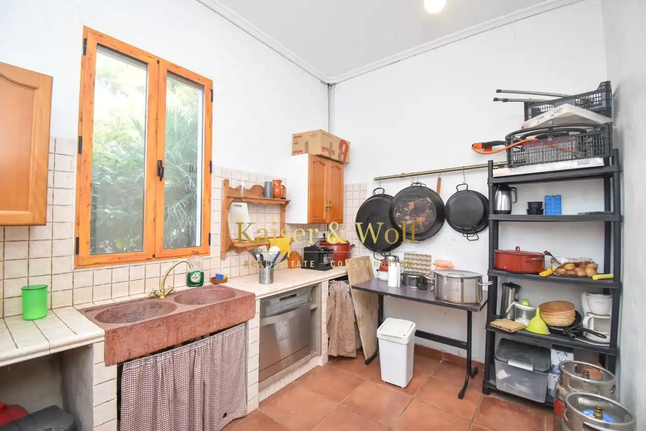 Küche von Country house zum Verkauf in Elche / Elx mit Klimaanlage, Privatgarten und Terrasse