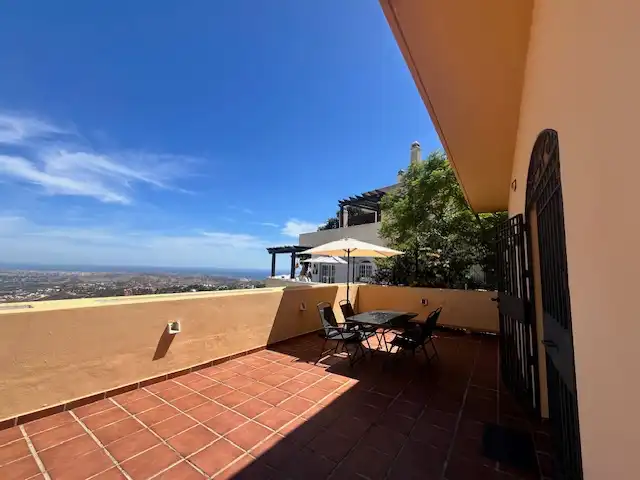Terrasse von Wohnung zur Miete in Ojén mit Klimaanlage, Heizung und Terrasse
