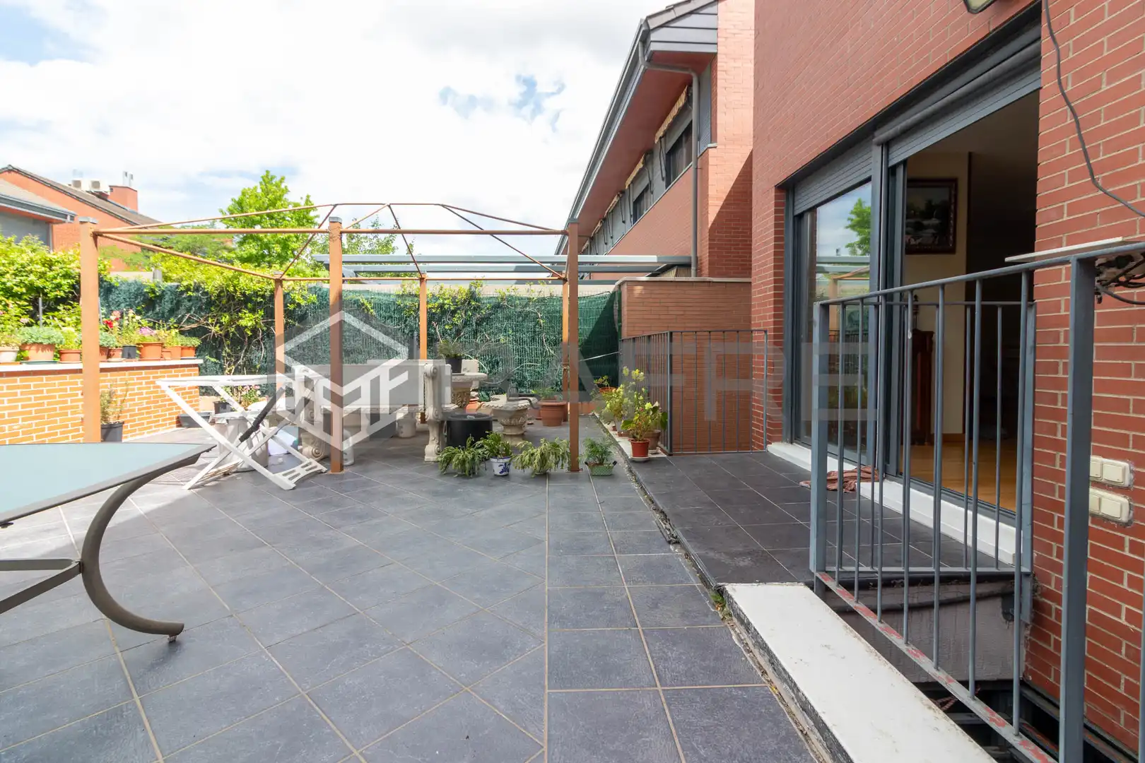 Terrassa de Casa o xalet en venda en Getafe amb Calefacció, Jardí privat i Terrassa