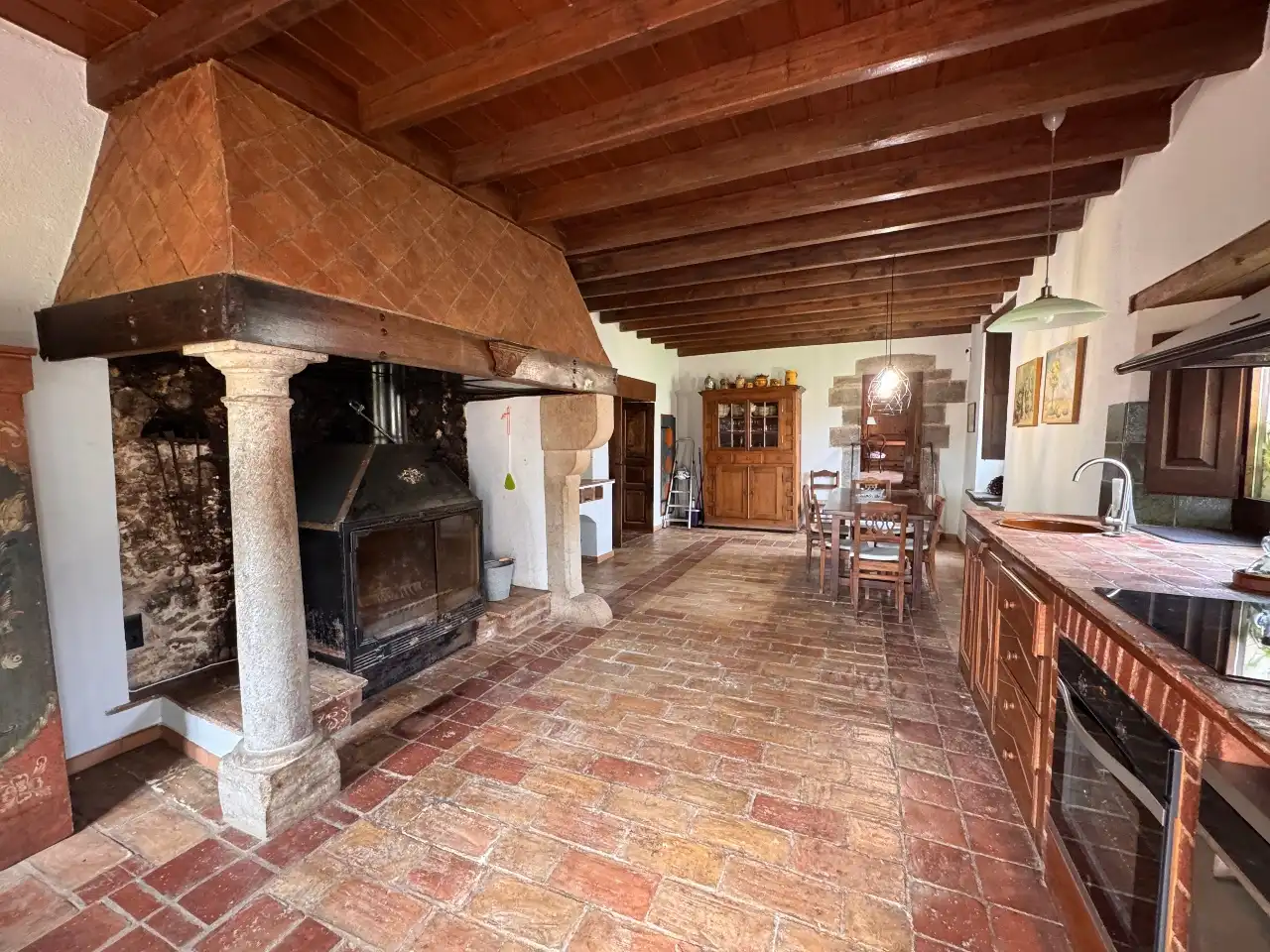 Kitchen of Country homes for sale in Viladamat  with Private garden, Terrace and Swimming Pool