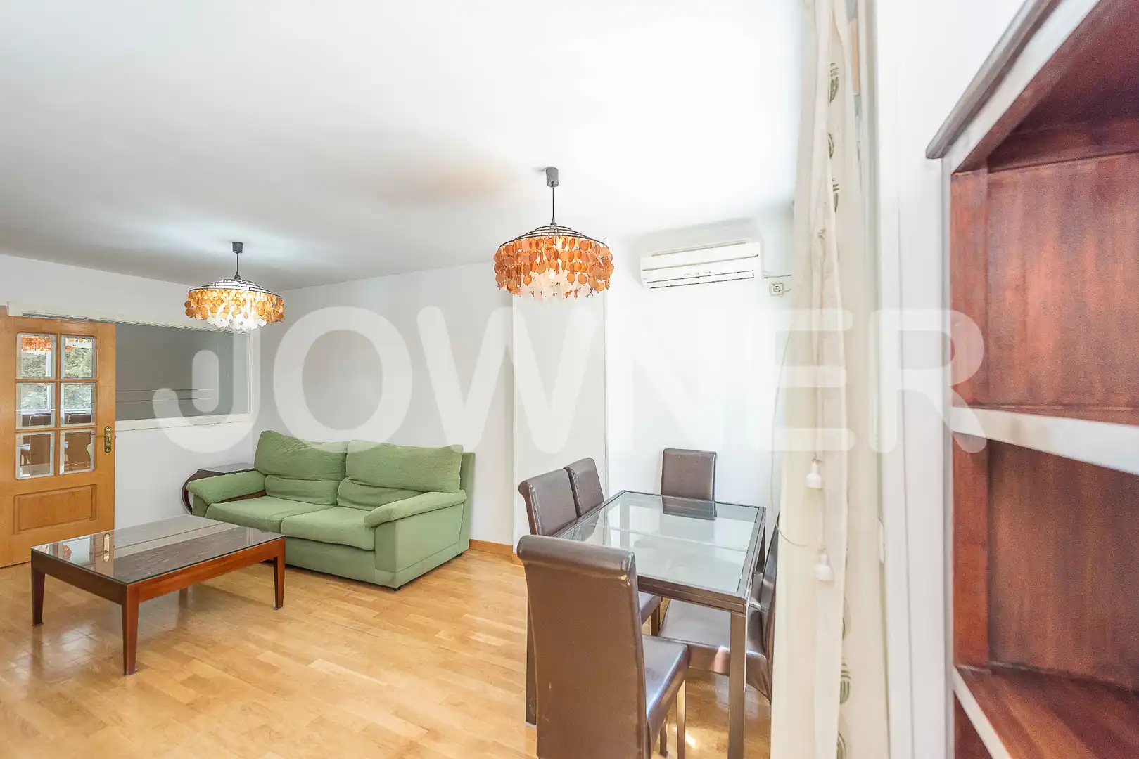 Wohnzimmer von Wohnung zur Miete in Madrid mit Klimaanlage, Heizung und Terrasse