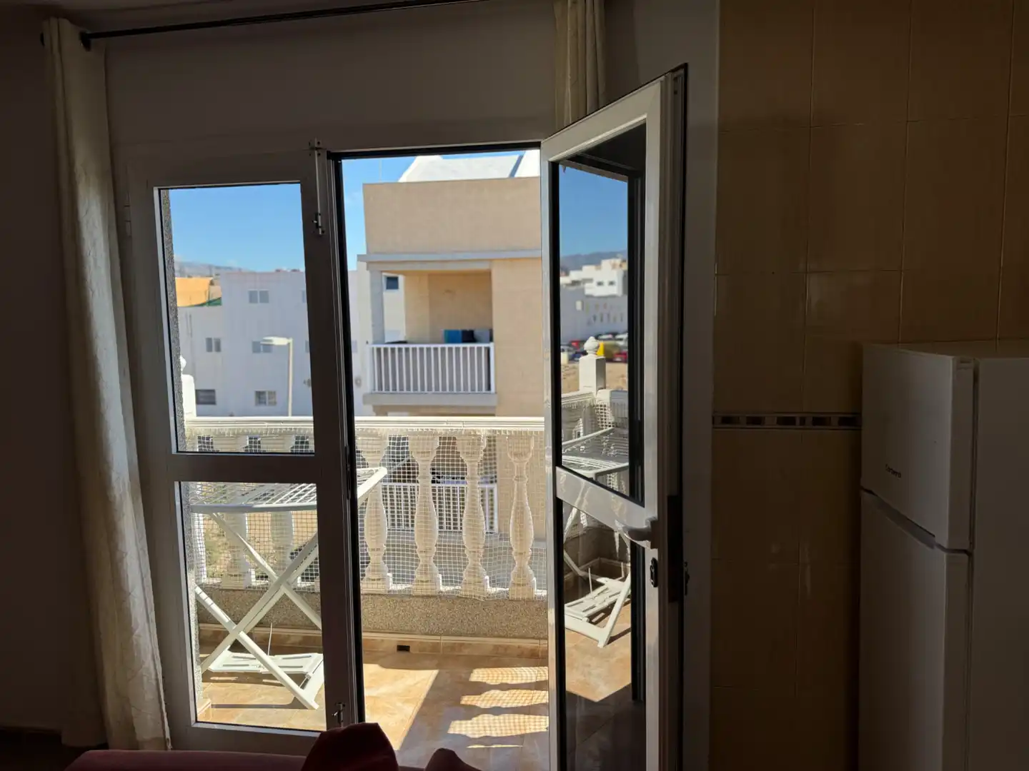 Terraza de Piso de alquiler en San Bartolomé de Tirajana con Amueblado, Lavadora y Balcón