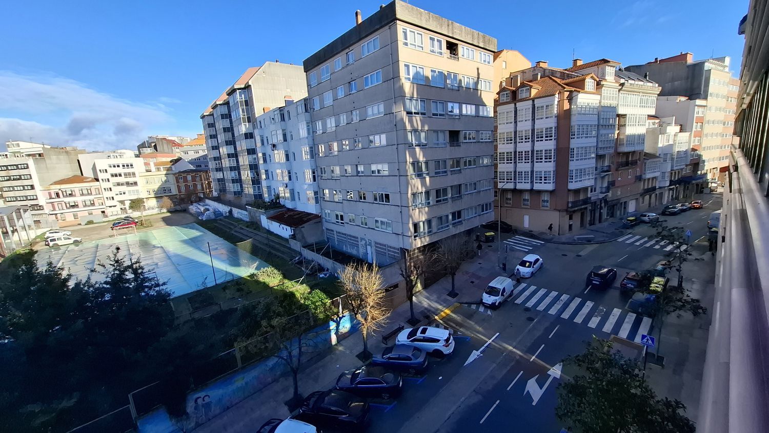 Exterior view of Apartment to rent in A Coruña Capital   with Heating, Parquet flooring and Storage room