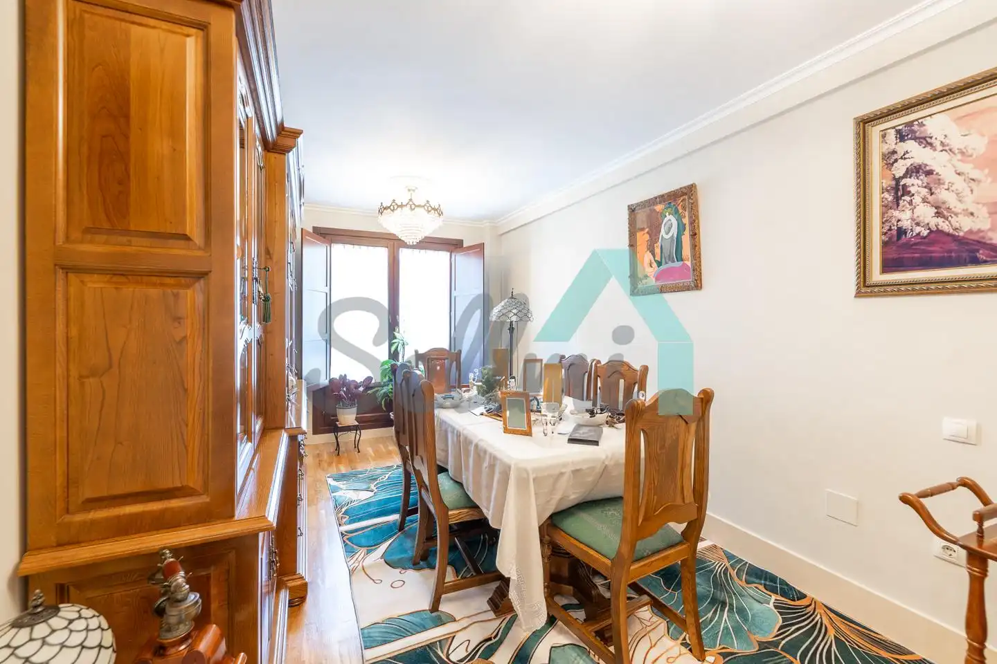 Esszimmer von Einfamilien-Reihenhaus zum Verkauf in Vegadeo mit Heizung, Privatgarten und Terrasse