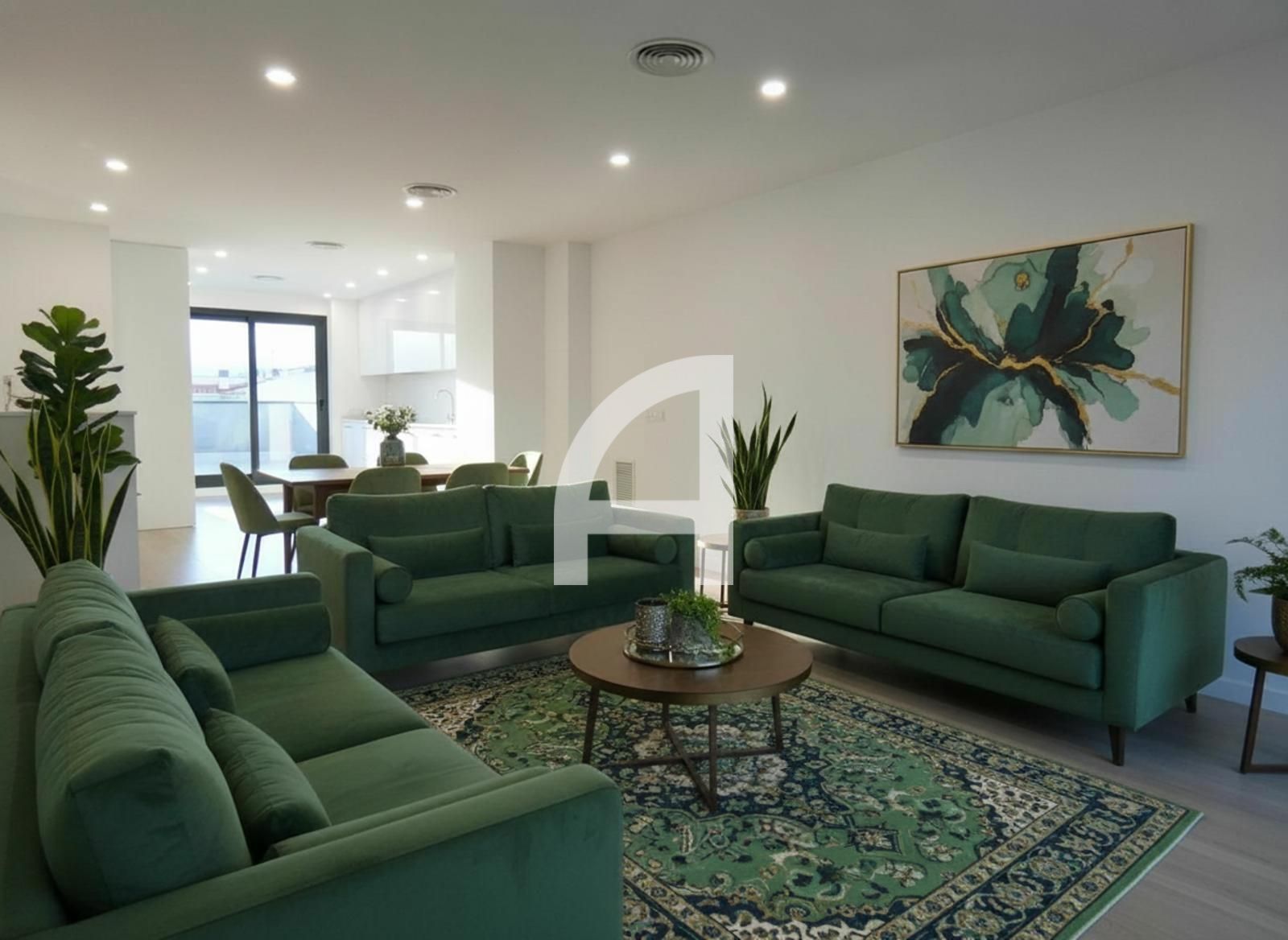 Sala d'estar de Dúplex en venda en Terrassa amb Aire condicionat, Calefacció i Parquet