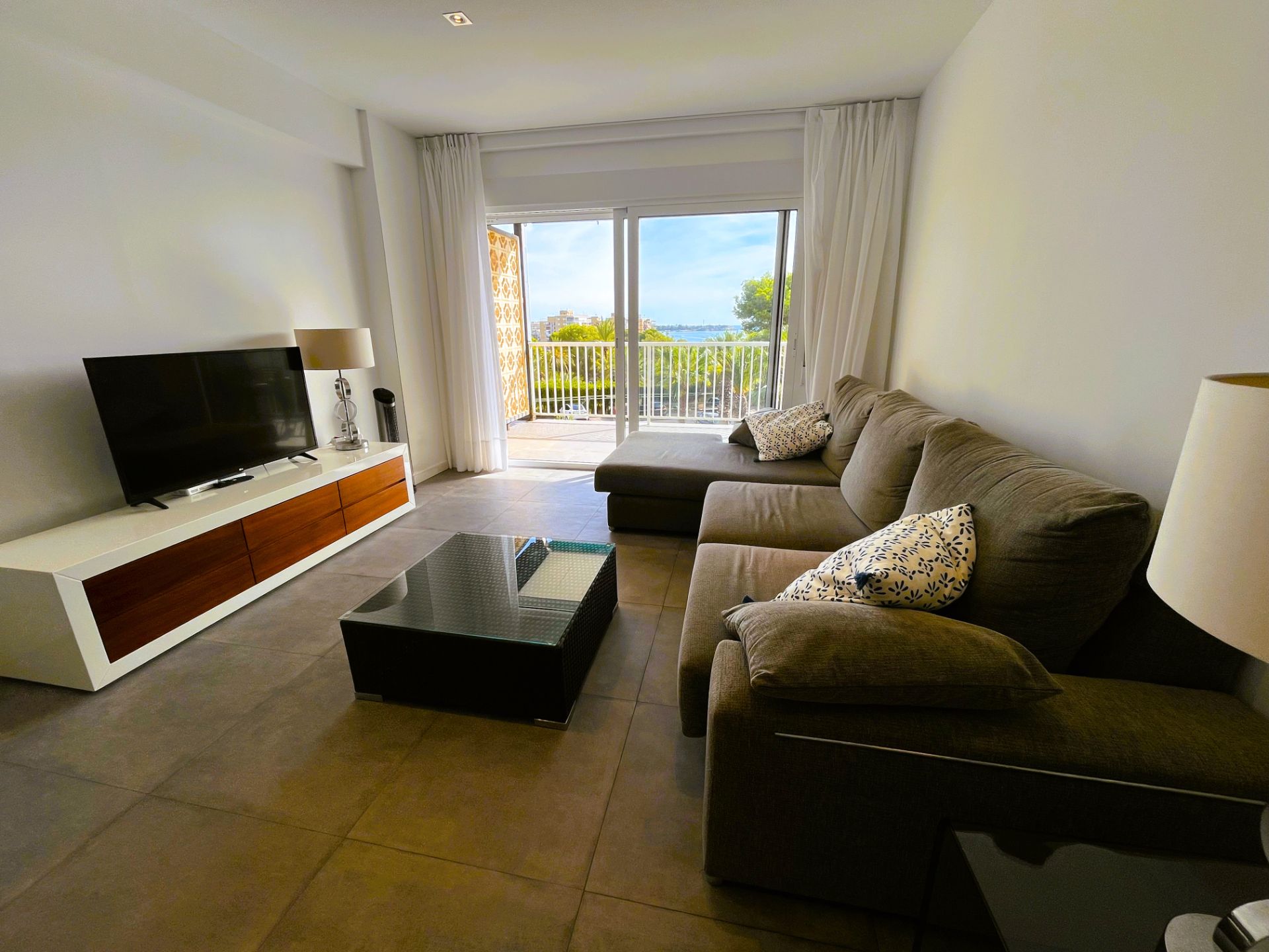 Living room of Flat for sale in Orihuela  with Private garden and Furnished