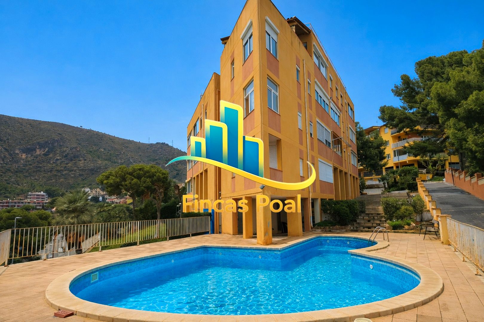 Swimming pool of Flat for sale in Castelldefels  with Heating and Private garden