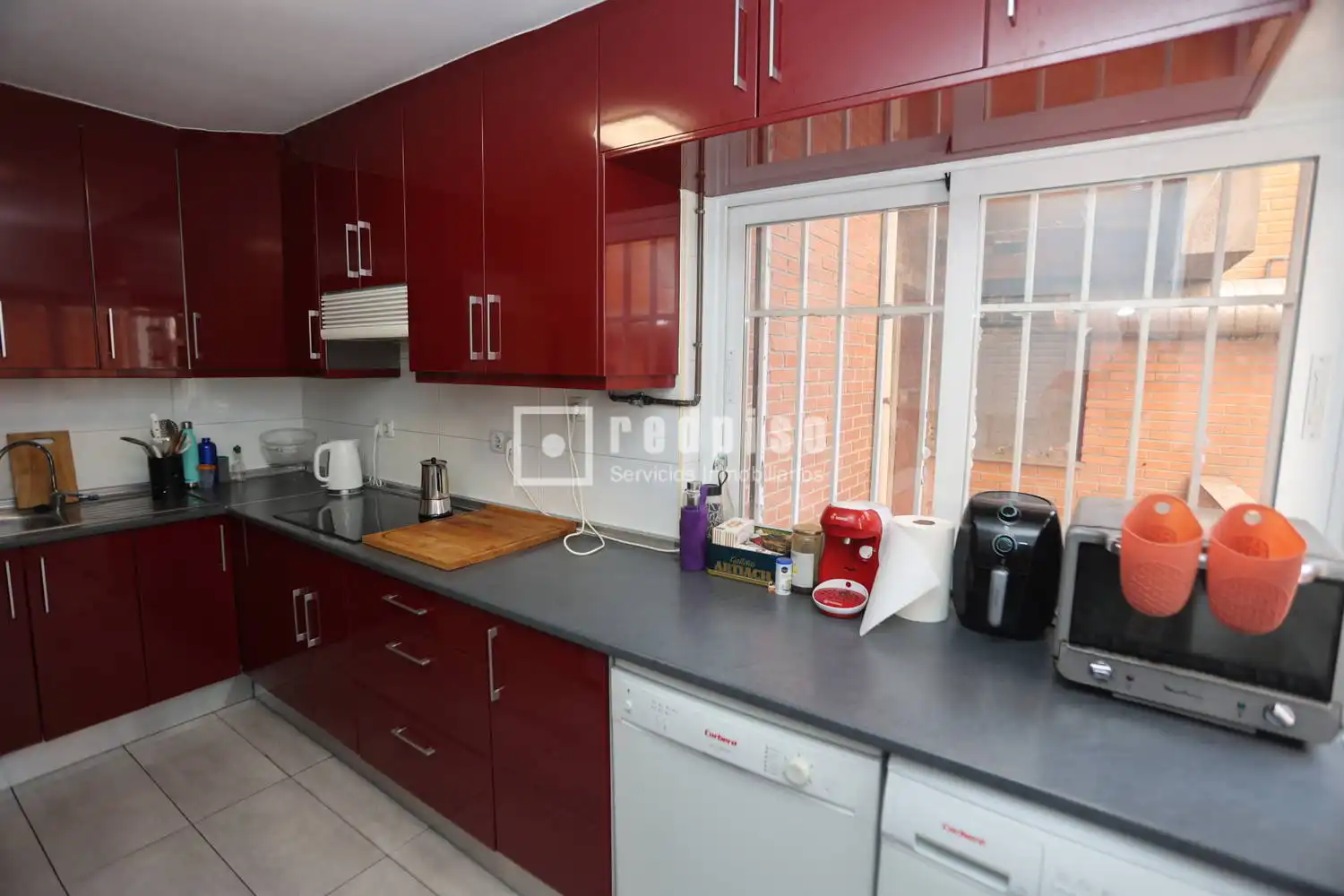 Kitchen of Flat for sale in Madrid  with Air Conditioner, Heating and Terrace
