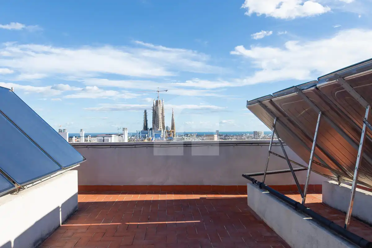 Terrace of Flat for sale in Barcelona  with Air Conditioner and Heating