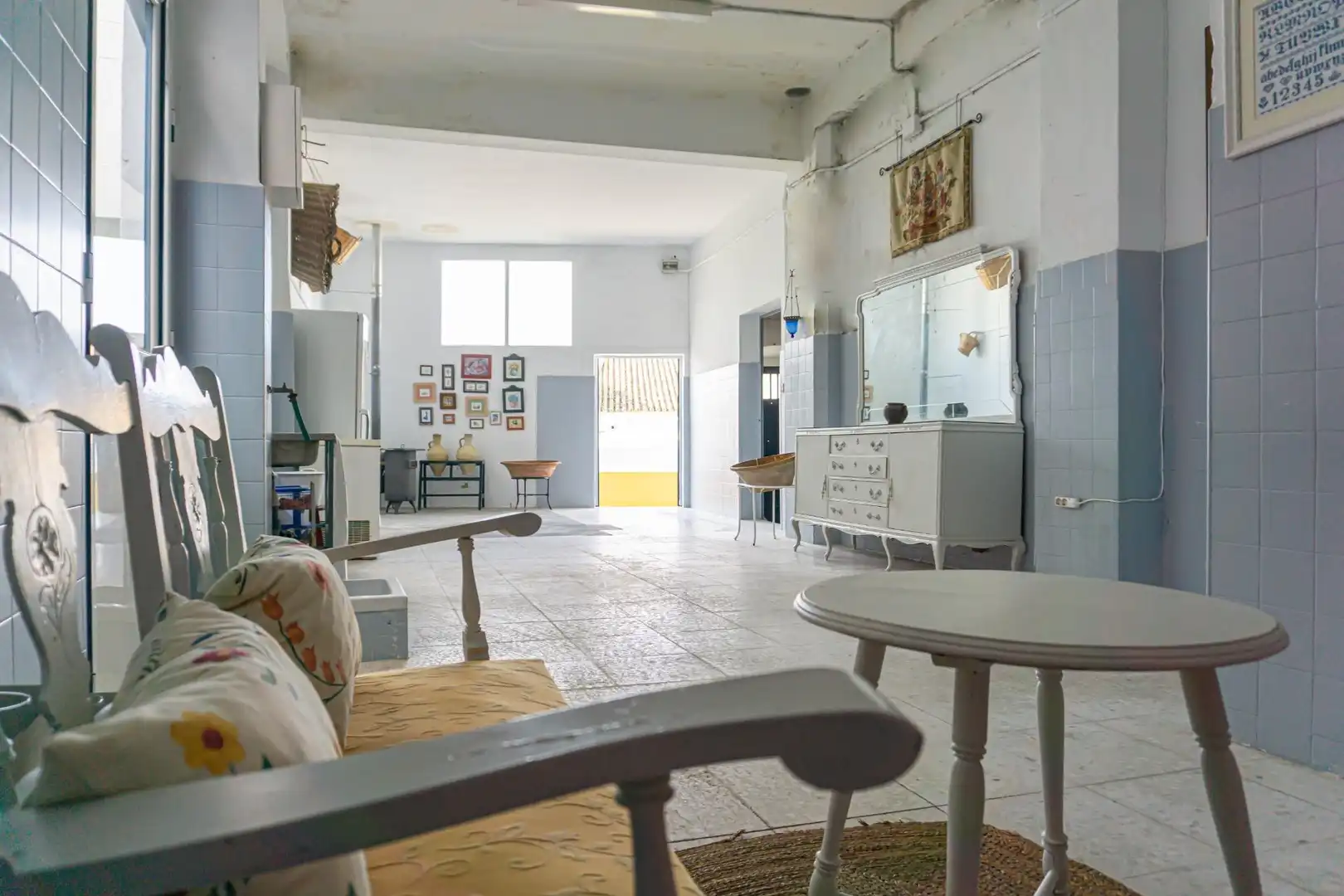 Sala d'estar de Casa o xalet en venda en Montellano amb Aire condicionat, Jardí privat i Terrassa