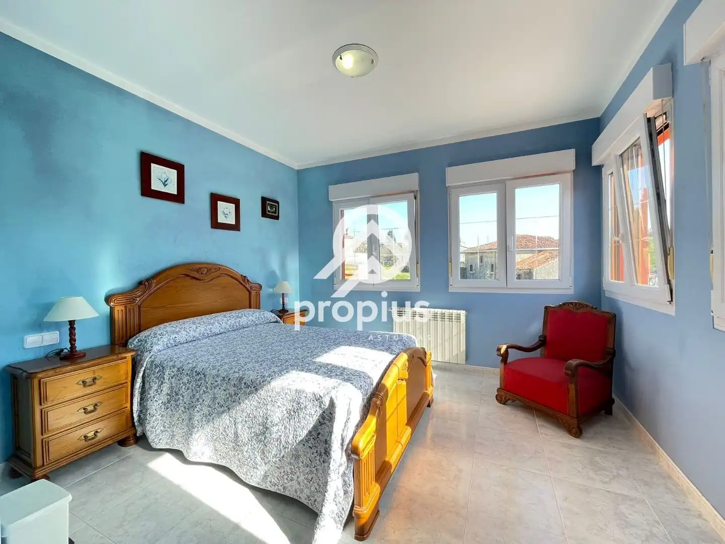 Bedroom of Houses for sale in Llanes  with Heating, Private garden and Terrace