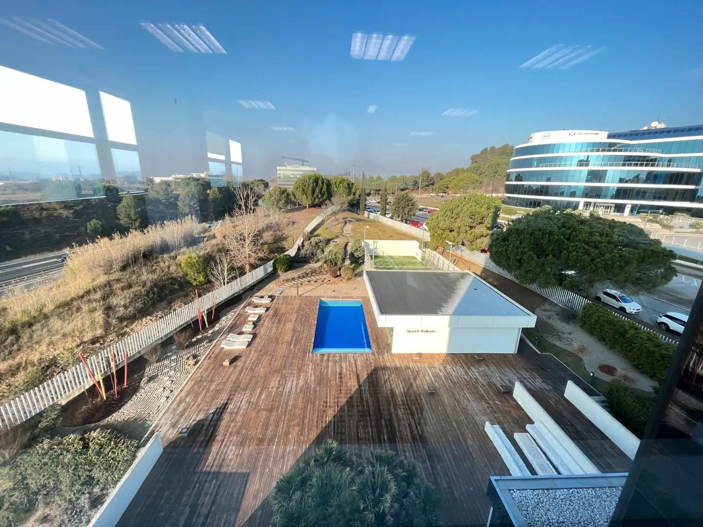 Schwimmbecken von Büro zur Miete in Sant Cugat del Vallès mit Klimaanlage und Heizung