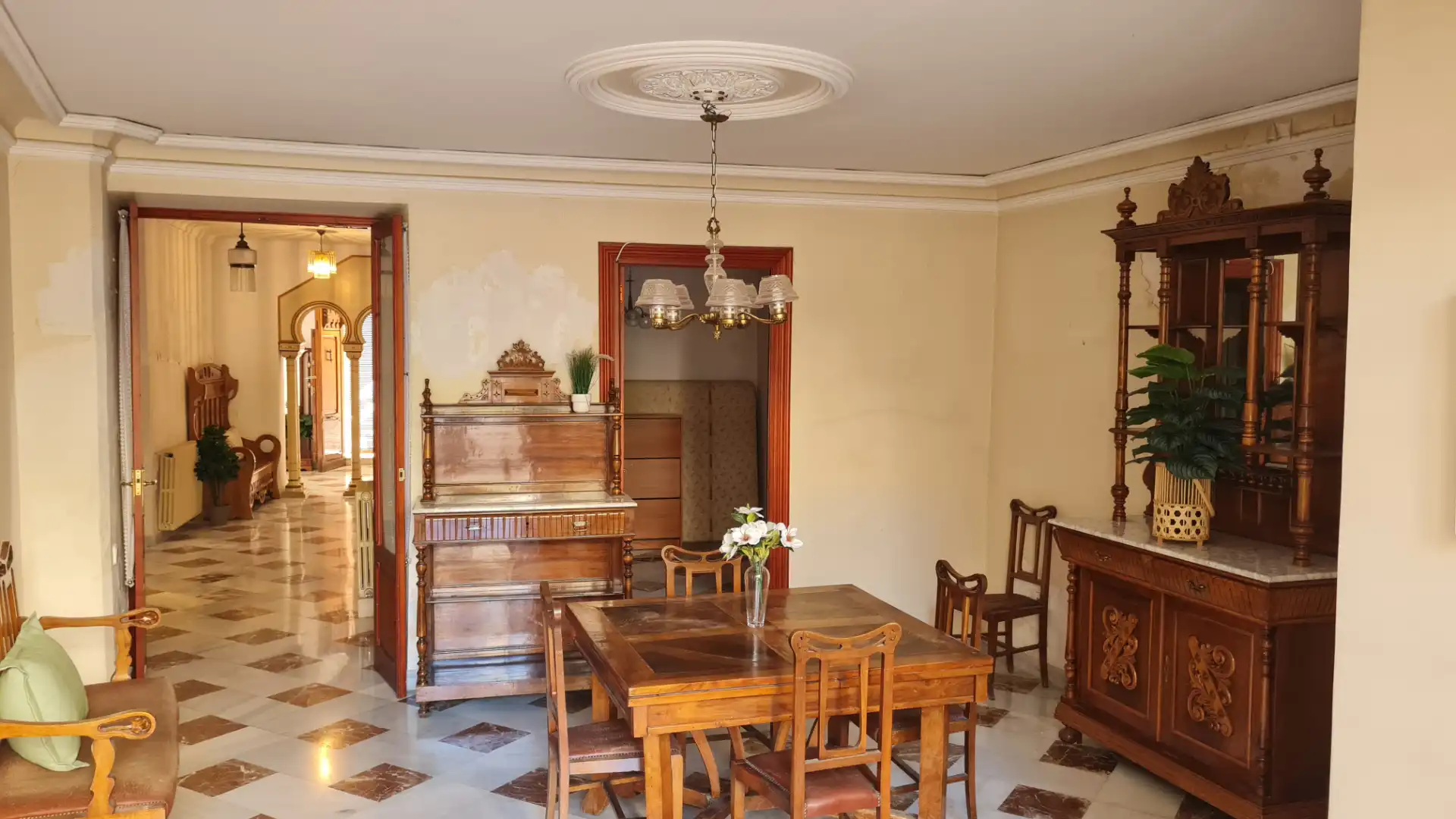 Dining room of Buildings for sale in Aspe  with Community pool
