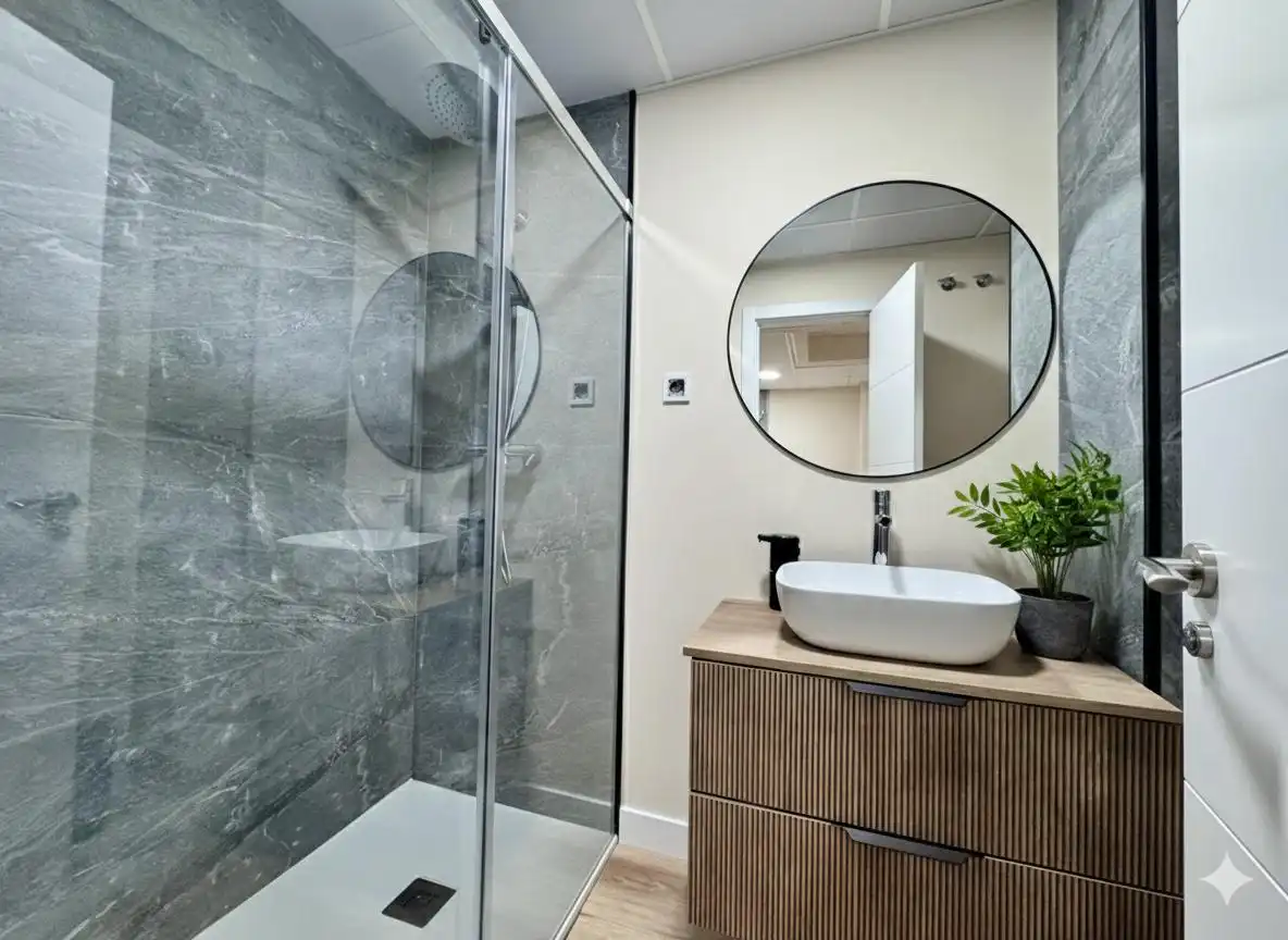 Badezimmer von Büro zur Miete in Rivas-Vaciamadrid mit Heizung und Alarm