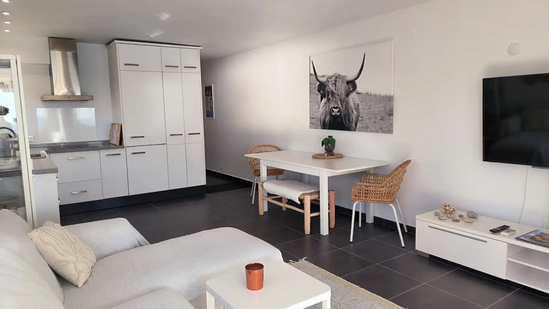 Wohnzimmer von Wohnungen zum Verkauf in Altea mit Klimaanlage, Heizung und Terrasse