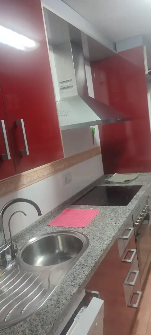 Kitchen of Flat for rent in Torrox  with Terrace, Furnished and Oven