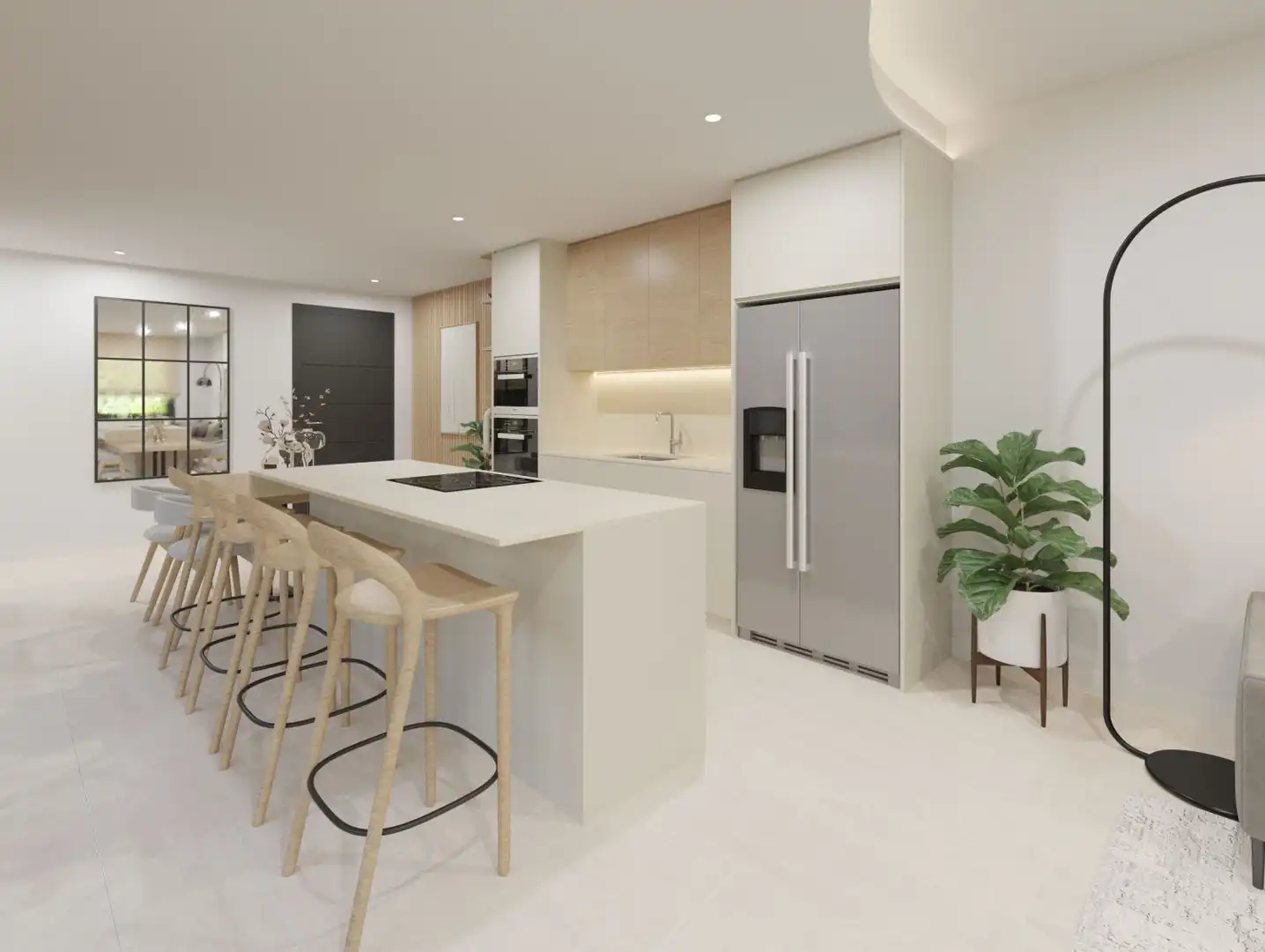 Cocina de Casa adosada en venta en Almoradí con Jardín privado, Terraza y Piscina