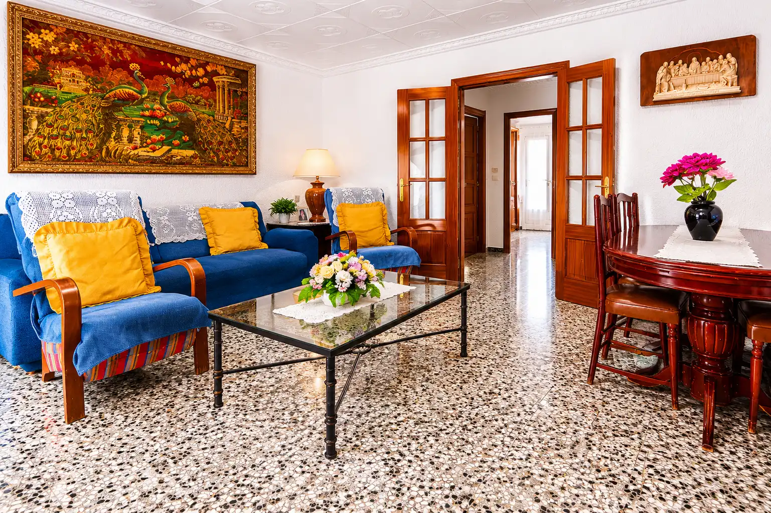 Living room of Flat for sale in Tarragona  with Terrace and Furnished