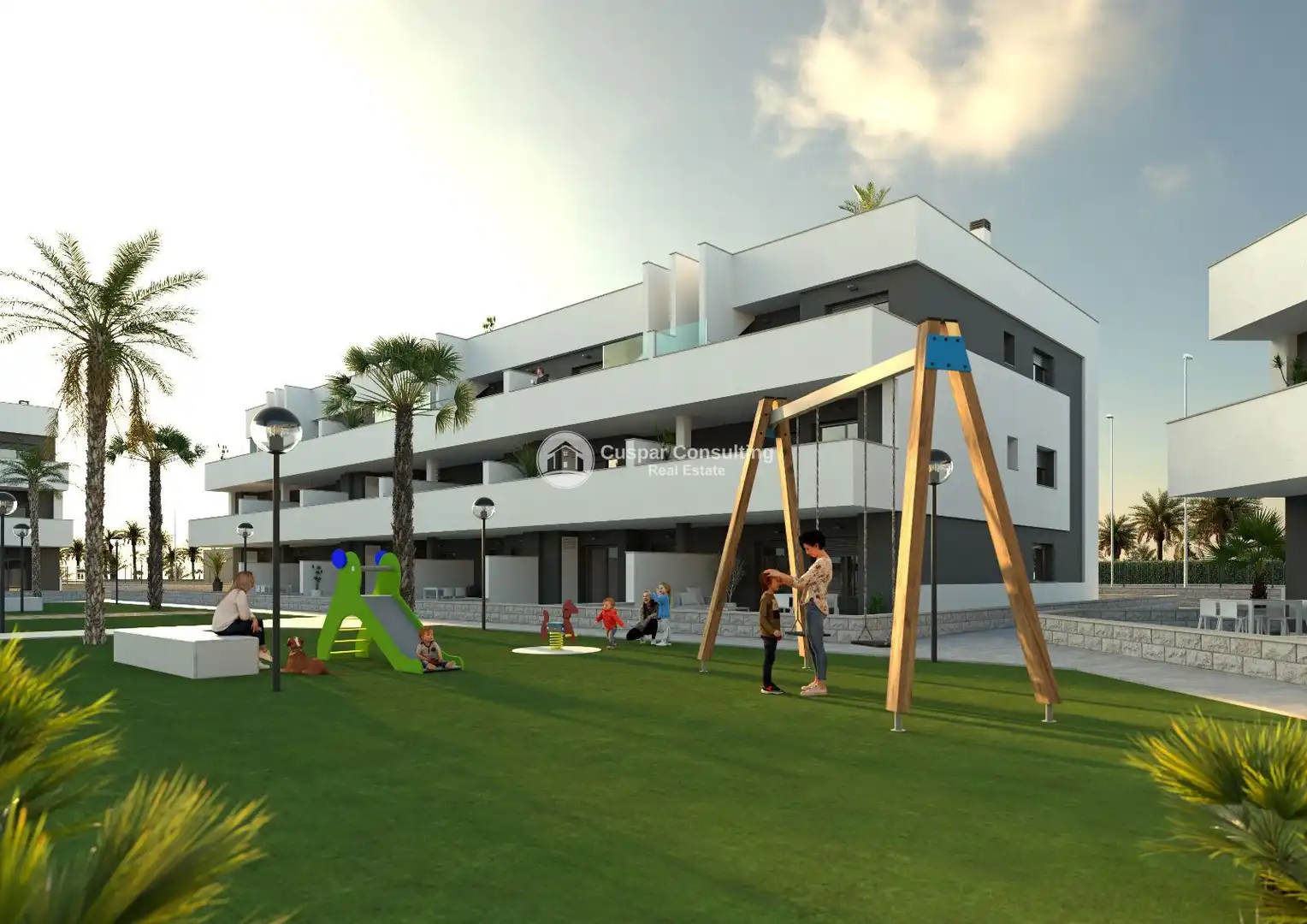 Vista exterior de Apartamento en venta en Guardamar del Segura con Aire acondicionado, Calefacción y Jardín privado