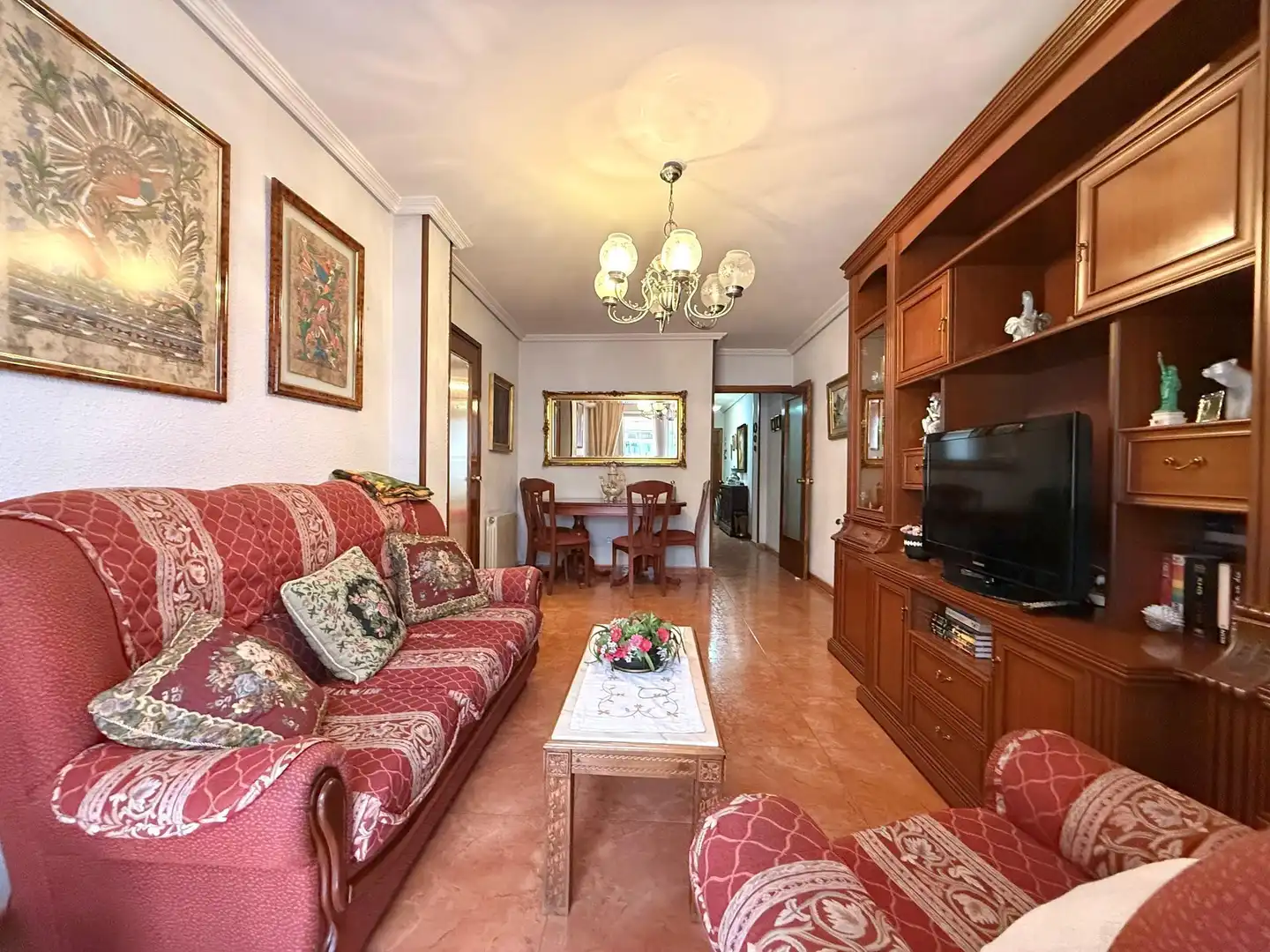 Sala d'estar de Pis en venda en Getafe amb Aire condicionat, Calefacció i Terrassa