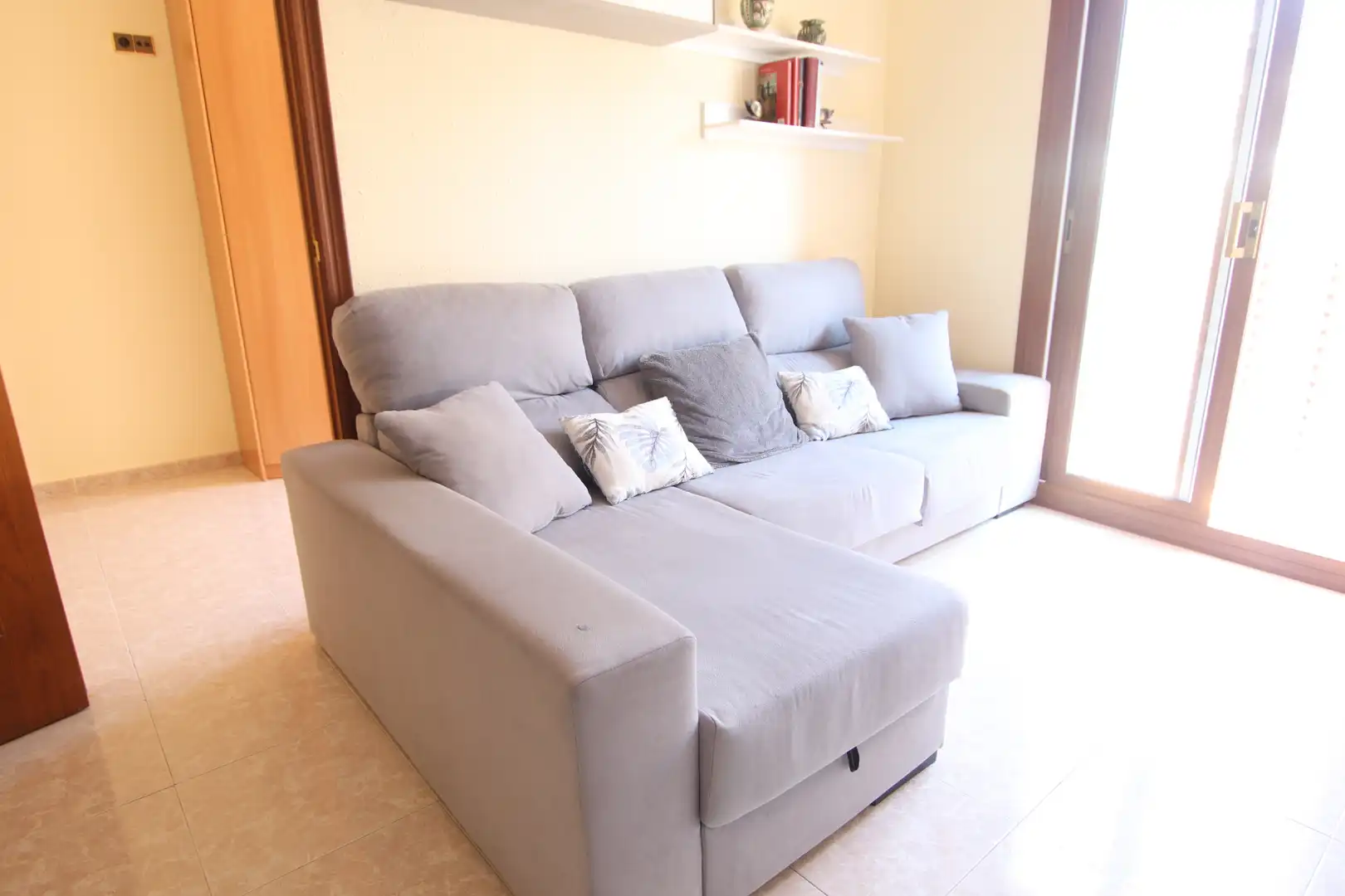Sala d'estar de Pis en venda en Sitges amb Aire condicionat, Calefacció i Moblat