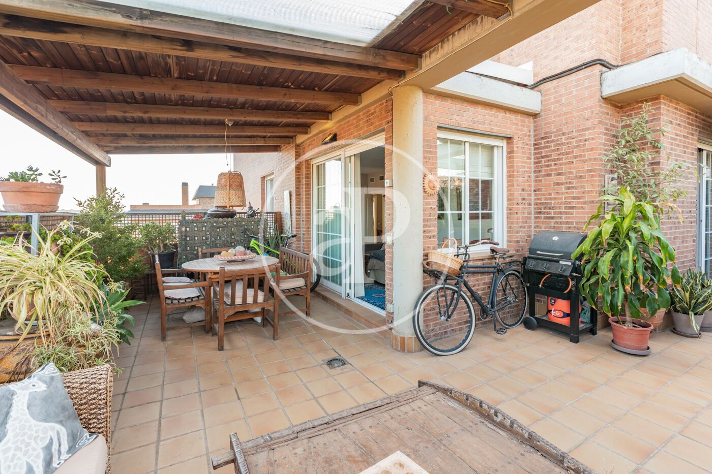 Terraza de Ático en venta en San Sebastián de los Reyes con Aire acondicionado, Calefacción y Jardín privado