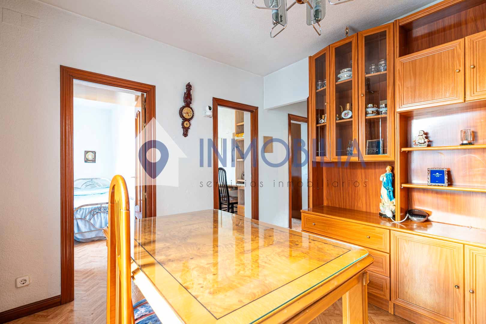 Dining room of Flat for sale in  Madrid Capital  with Heating, Terrace and Balcony