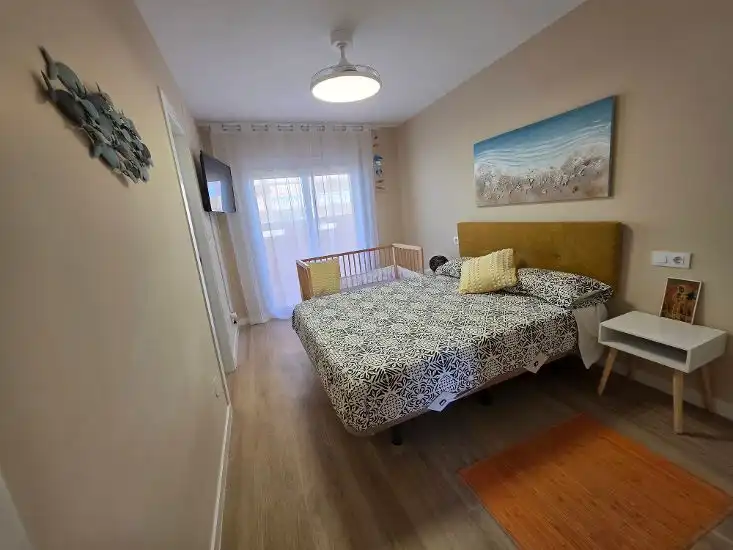 Bedroom of Flat for sale in La Manga del Mar Menor  with Furnished, Alarm and Community pool