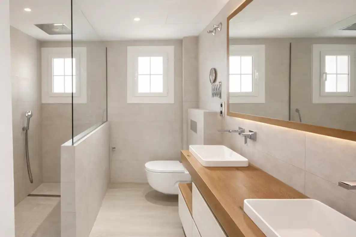 Baño de Ático en venta en Sant Andreu de Llavaneres con Aire acondicionado, Calefacción y Terraza