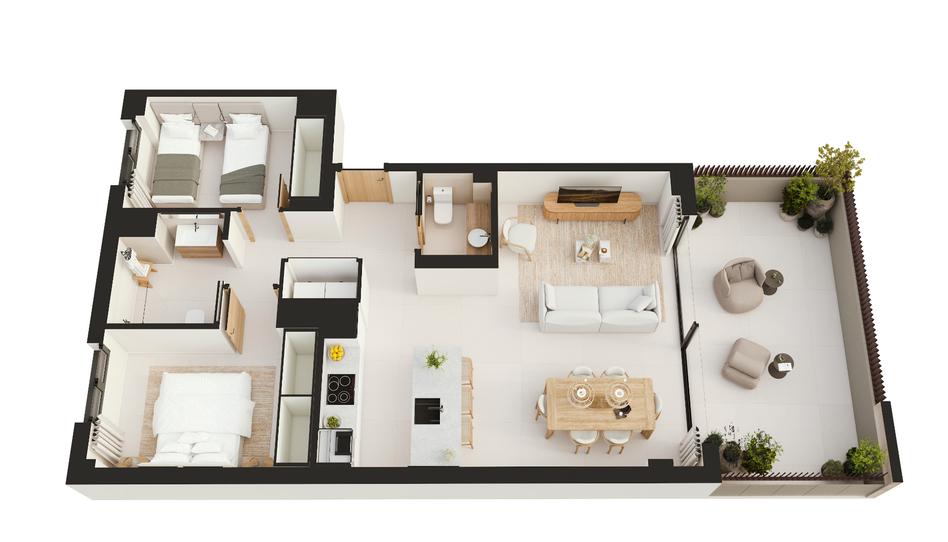 Photo 1 from new construction home in Flat for sale in Passeig del Mar, 27, Platja Gran, Girona