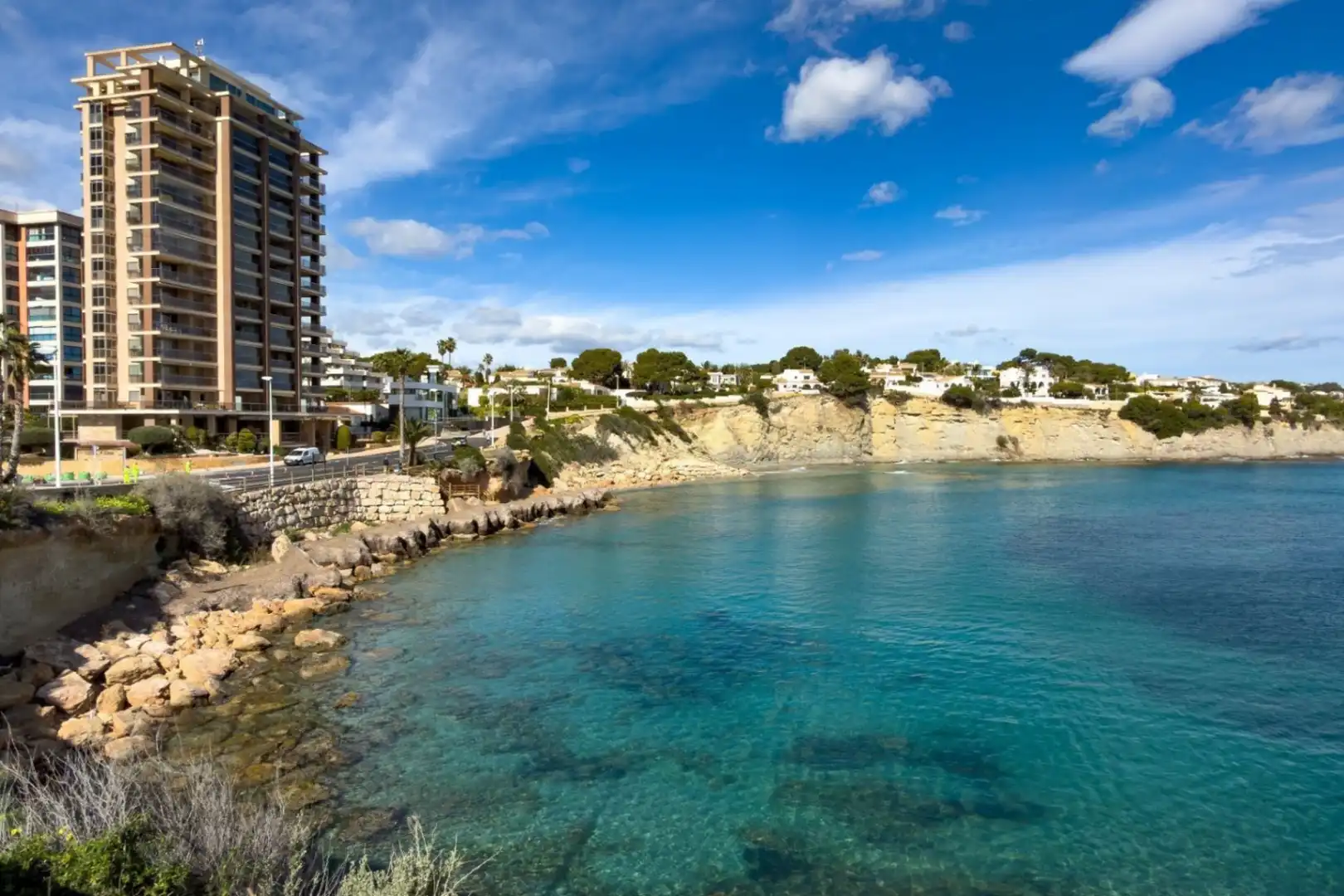 Vista exterior de Apartamento en venta en Calpe / Calp con Aire acondicionado, Calefacción y Terraza