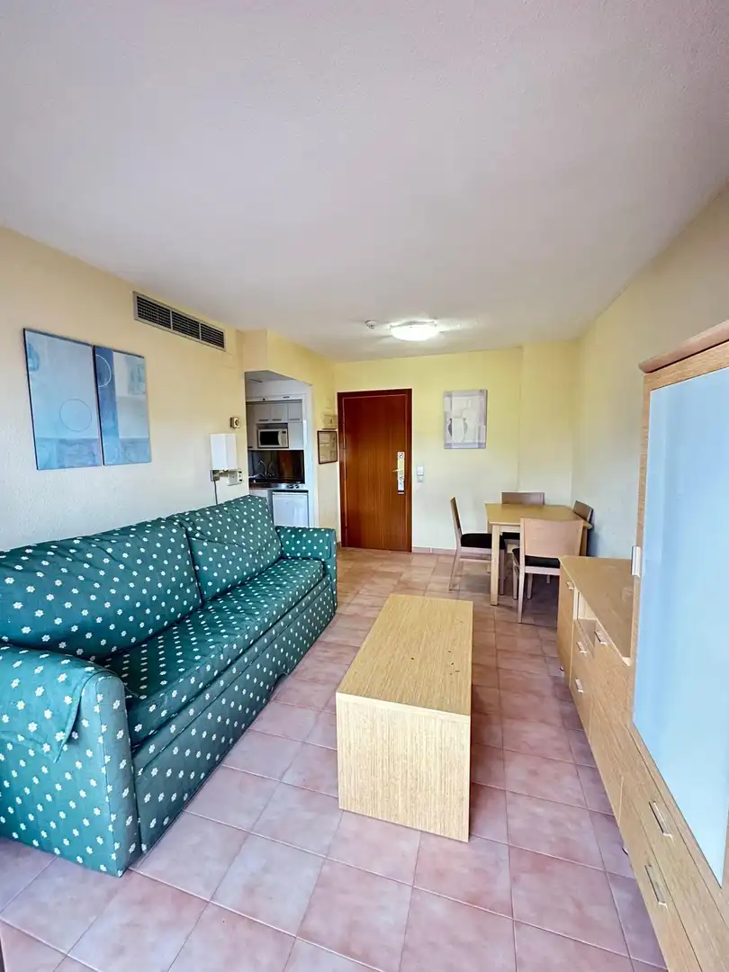 Sala de estar de Apartamento en venta en Calpe / Calp con Calefacción, Jardín privado y Terraza