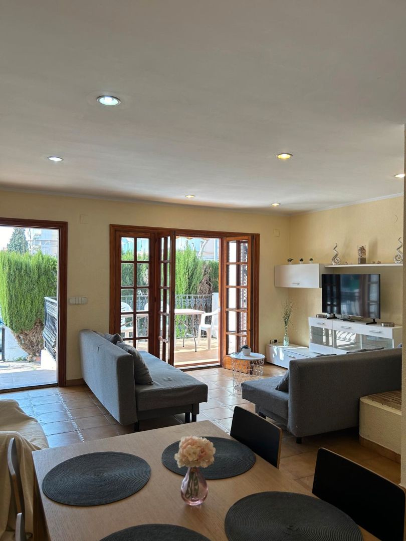 Living room of House or chalet to rent in La Pobla de Farnals  with Air Conditioner, Terrace and Swimming Pool
