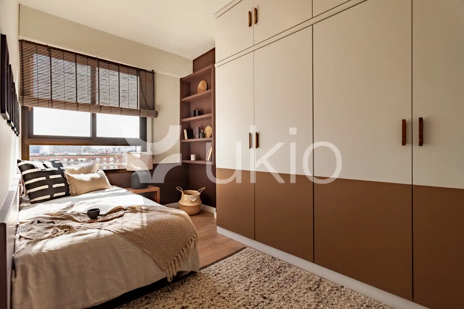 Bedroom of Apartments for rent in Barcelona  with Air Conditioner, Heating and Terrace