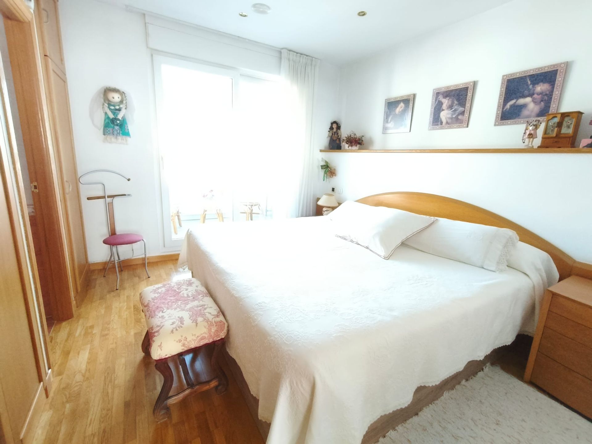 Schlafzimmer von Einfamilien-Reihenhaus zum Verkauf in Cogollos mit Heizung, Privatgarten und Parkett