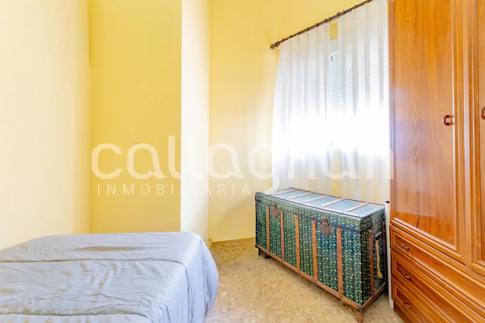 Schlafzimmer von Dachboden zum Verkauf in Valencia mit Klimaanlage, Heizung und Terrasse