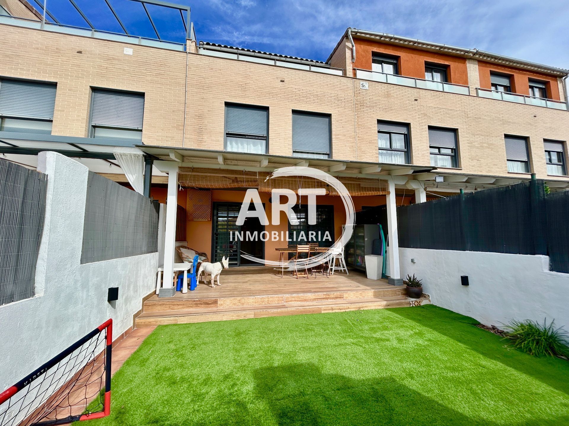 Garden of Single-family semi-detached for sale in San Antonio de Benagéber  with Air Conditioner, Heating and Private garden