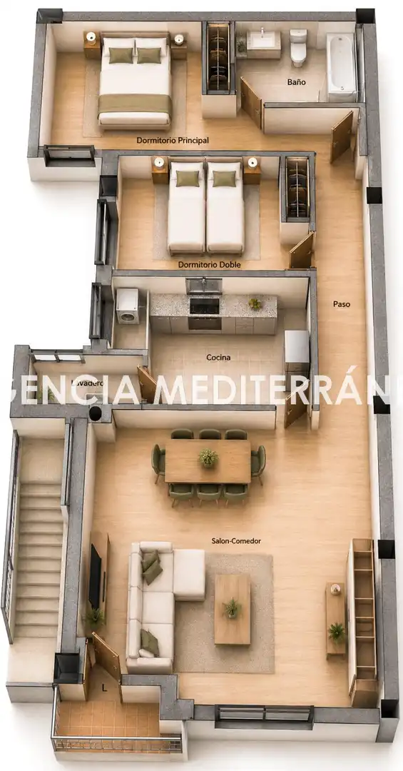 Cuina de Àtic en venda en Bellreguard amb Terrassa, Traster i Balcó