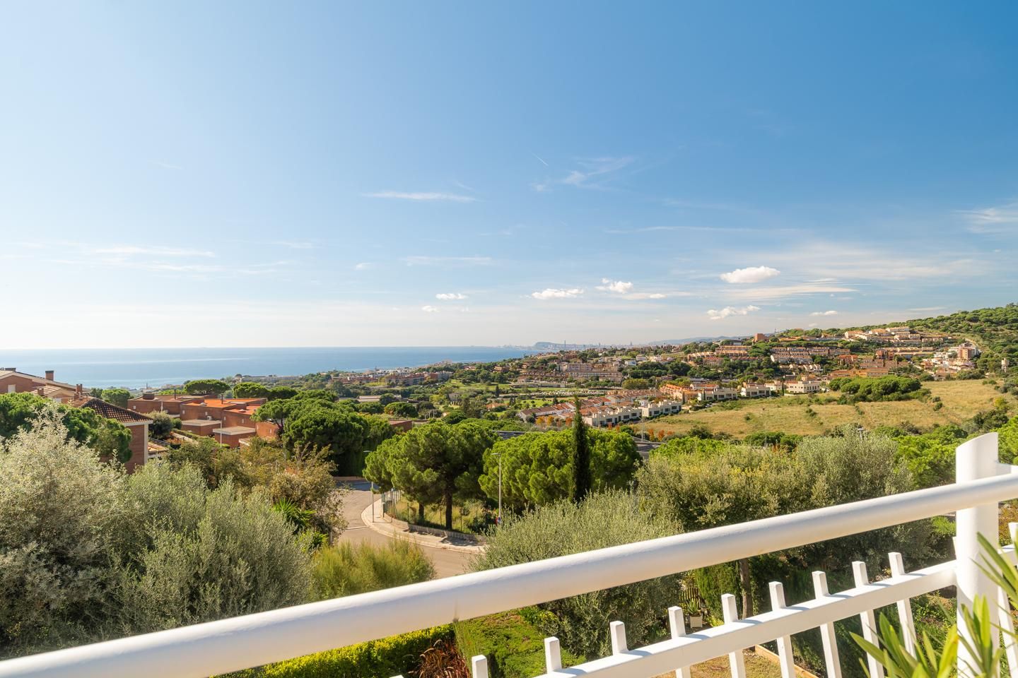 Exterior view of Single-family semi-detached for sale in Teià  with Air Conditioner, Heating and Private garden