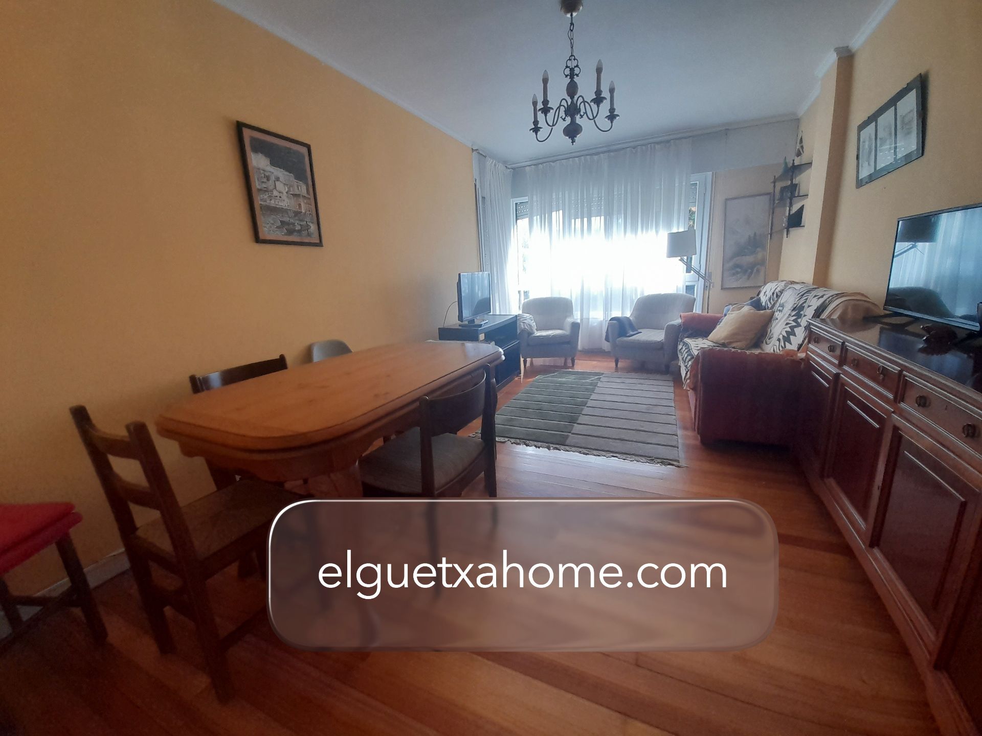 Living room of Flat to rent in Gorliz  with Heating, Terrace and Furnished
