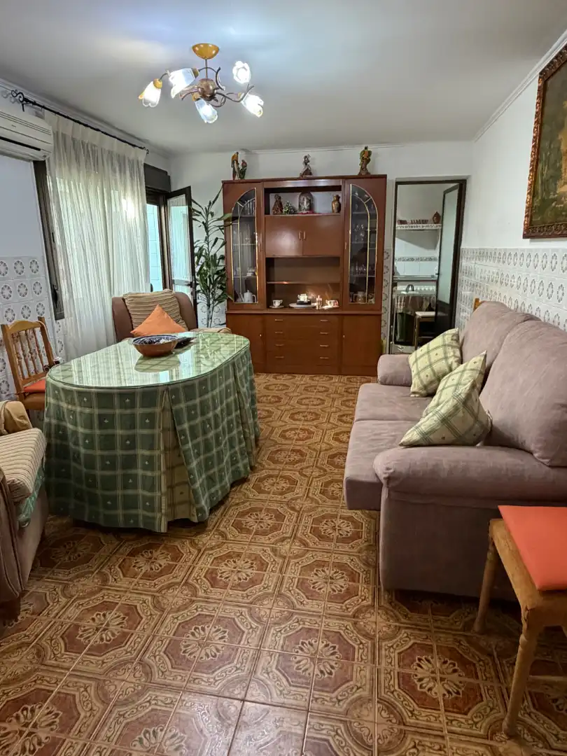 Sala de estar de Casa o chalet en venta en Montijo con Aire acondicionado, Terraza y Trastero