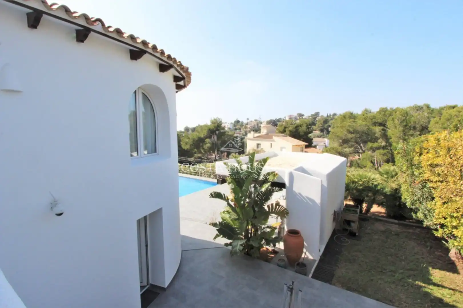 Vista exterior de Casa o xalet en venda en Jávea / Xàbia amb Aire condicionat, Jardí privat i Terrassa