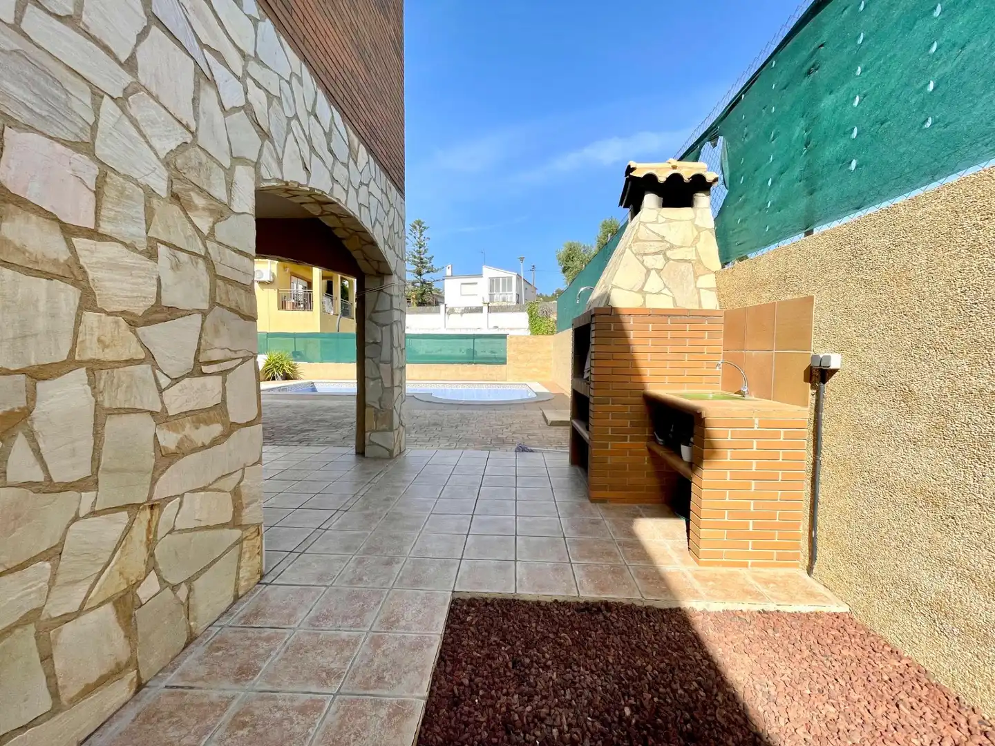 Terrassa de Casa o xalet en venda en El Vendrell amb Aire condicionat, Jardí privat i Terrassa