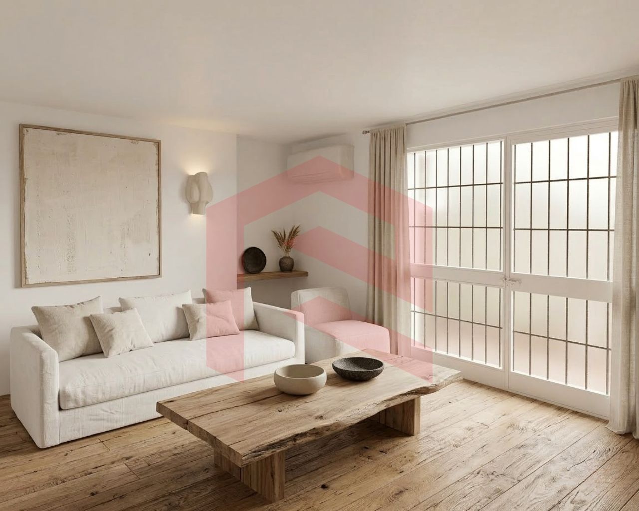 Living room of Flat for sale in  Jaén Capital  with Air Conditioner, Heating and Furnished