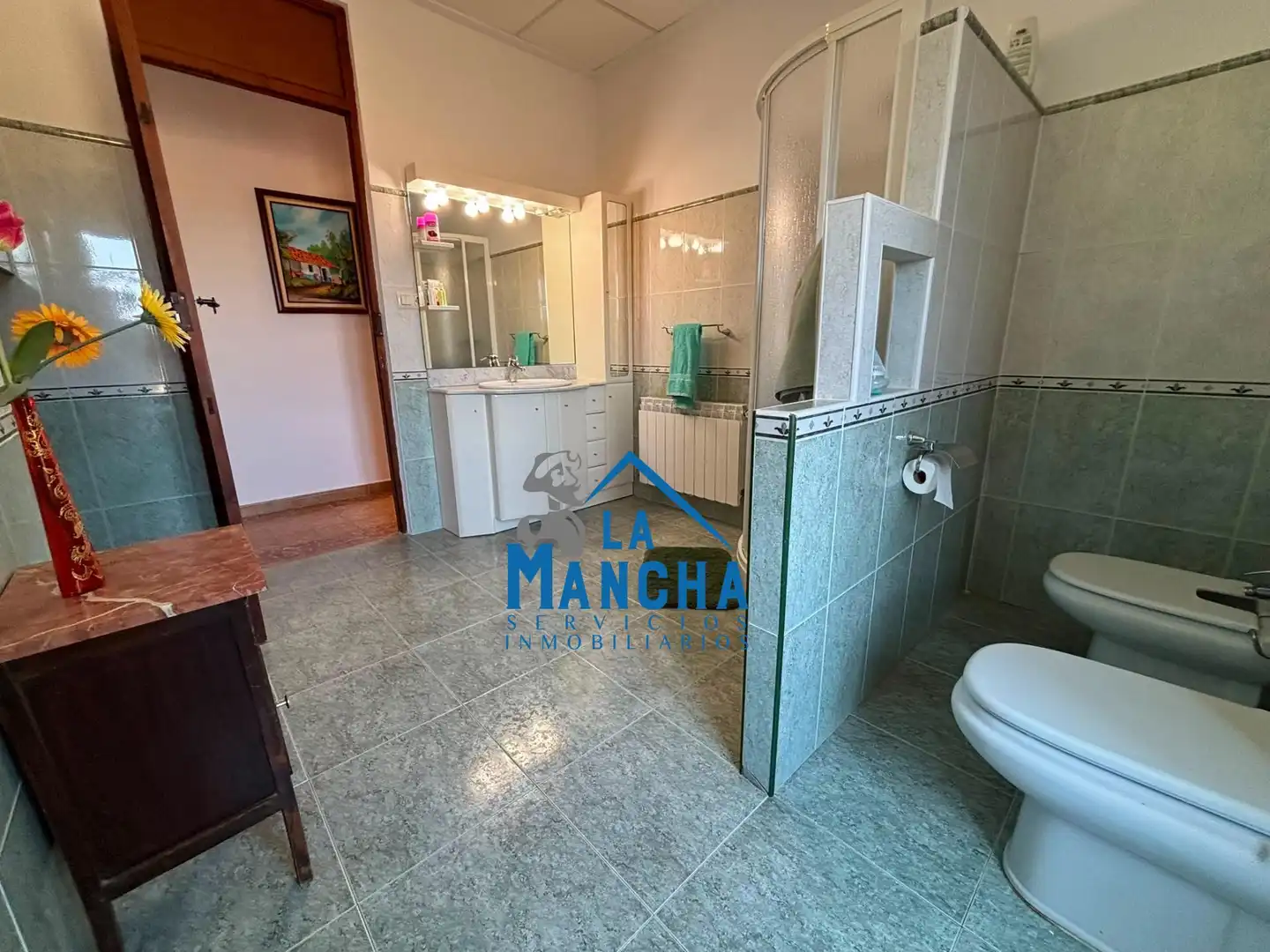 Baño de Casa o chalet en venta en Hoya-Gonzalo con Calefacción, Jardín privado y Amueblado