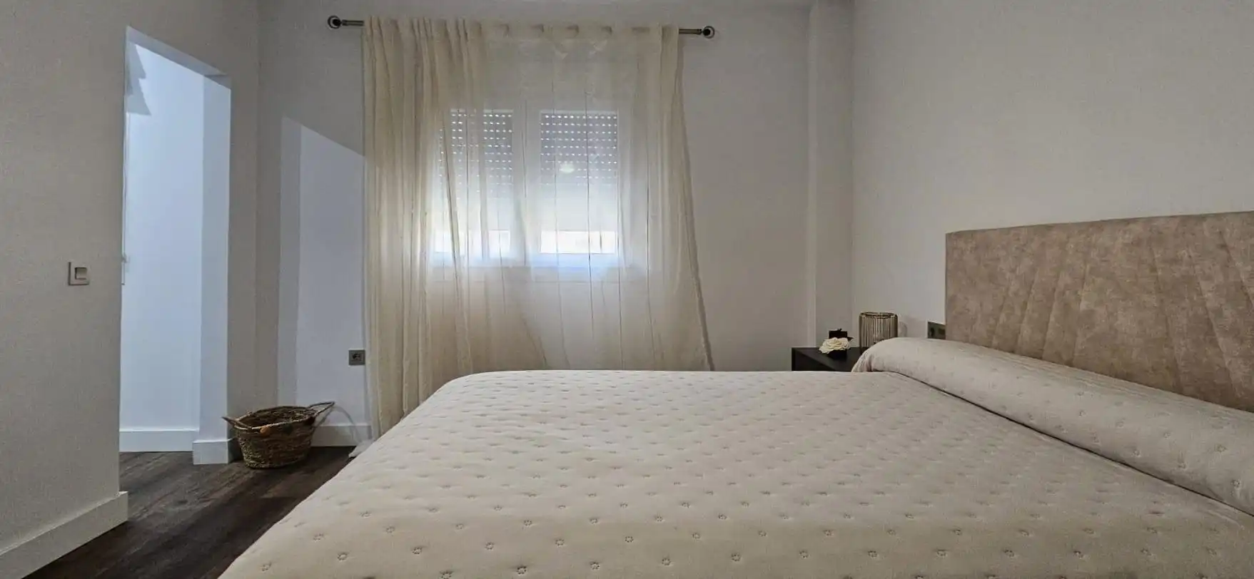 Bedroom of Flat for sale in El Ejido  with Air Conditioner, Terrace and Furnished